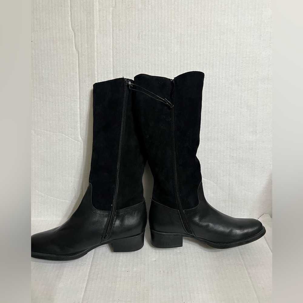 HELENE ROUGE Made In Spain Suede Tall Shaft Boots - Picture 15 of 16